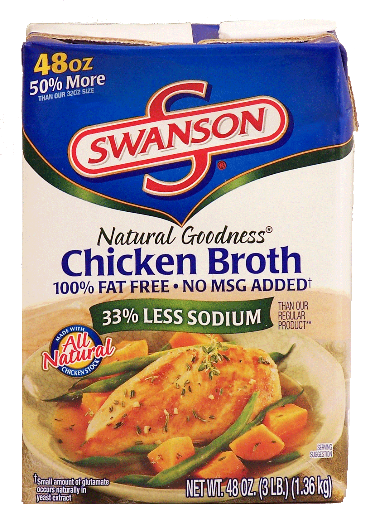 Swanson&nbsp;Chicken Broth Rtsb&nbsp;Natural Goodness 100% Fat Free All Natural Full-Size Picture